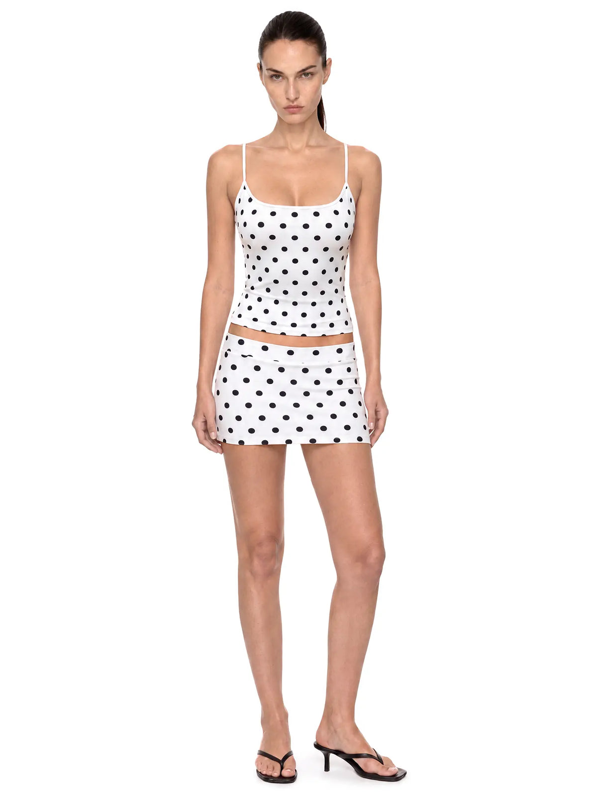 FDR Mini Skort for Women Lakeblue Cami Top | Slim Fit Wrap Skirt with Built-In Stretchy Shorts Double Layer Anti-Exposure for Daily Wear, Light Workout & Tennis Y2K Perfect for Casual Wear Yoga Tennis