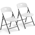 Heavy-Duty Plastic Foldable Chair,Heavy Duty Chairs,Ergonomic Back,Outdoor White Folding Chairs,Plastic Folding Chairs & Outdoor, Wedding, Party,Meeting Room, Patio and Garden, White,Dormessentials,Home Decor
